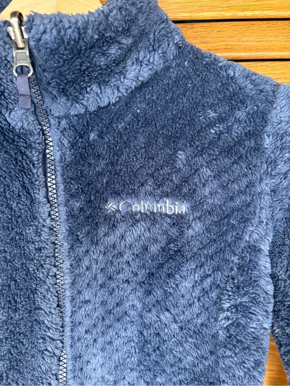 Columbia Blue and Navy Interchange Fleece Jacket